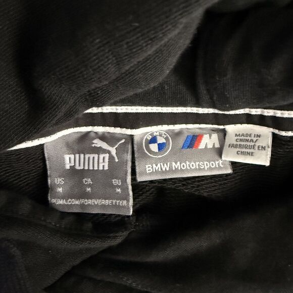 Puma x BMW Motorsport Men's Medium Black M1 M3 M5 Street Racer Pullover Hoodie - Picture 6 of 8